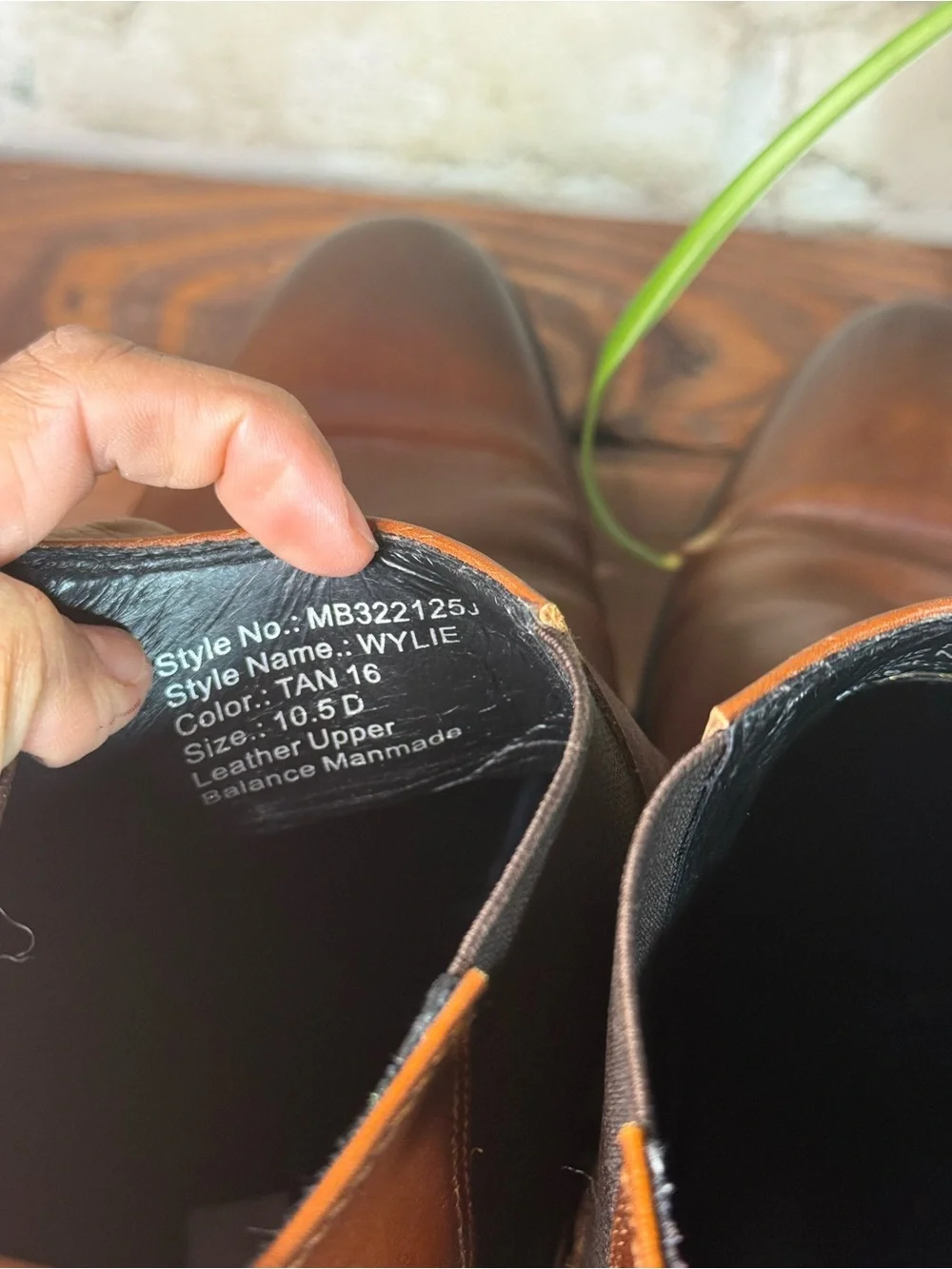 Joseph Abboud Men's Brown Leather Chukka Chelsea Boots